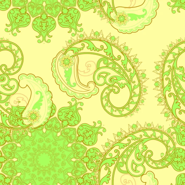    Türk salatalığı. Mandala tasarımlı doğu süsü.