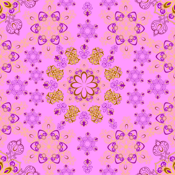 Ornement mandala traditionnel aux couleurs douces — Image vectorielle