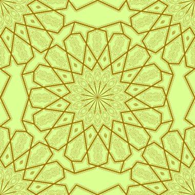    Beautiful seamless pattern for wallpaper on the wall.
