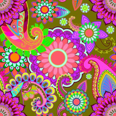       Mandala ve desenli kumaşın kusursuz bir kombinasyonu. 