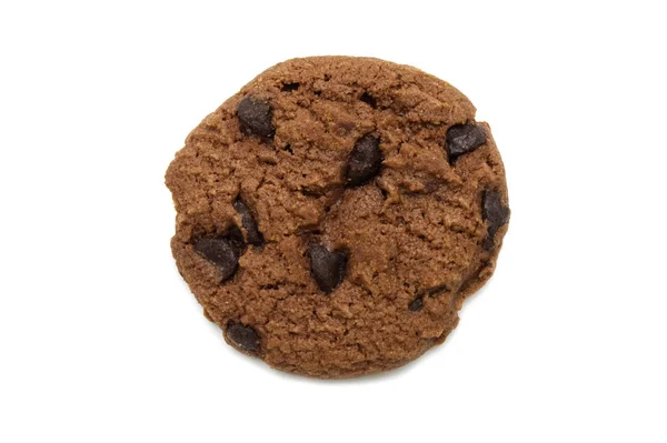 Biscuit Met Chocolade Chip Smaak Gebracht Een Stapel Knapperige Heerlijke — Stockfoto