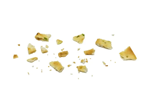 Kekse Mit Krümeln Cracker Quadrat Design Great Aroma Kombination Aus — Stockfoto