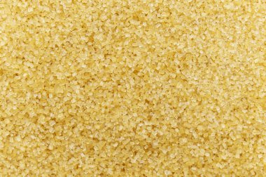 Esmer şeker arka planı tamamen kapatır. Üst Manzara. Düz yatıyordu