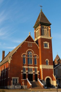 Güzel Hıristiyan Kilisesi Öğleden sonra ışığında.