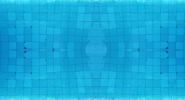 havuz suyu arka planında serap