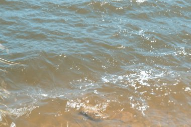 Bir gölün dalga fotoğrafı.