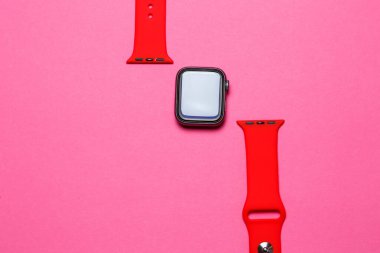 Cırt cırtlı siyah renkli akıllı saat için neylon kayışı