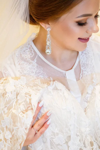 Сукні Нареченої Біла Весільна Сукня — стокове фото