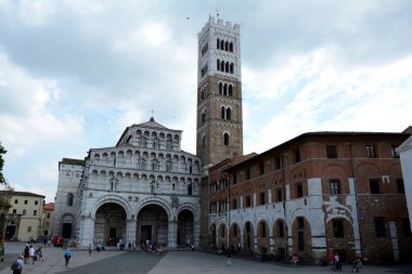 Duomo di San Martino kilise şehirde Lucca, İtalya.