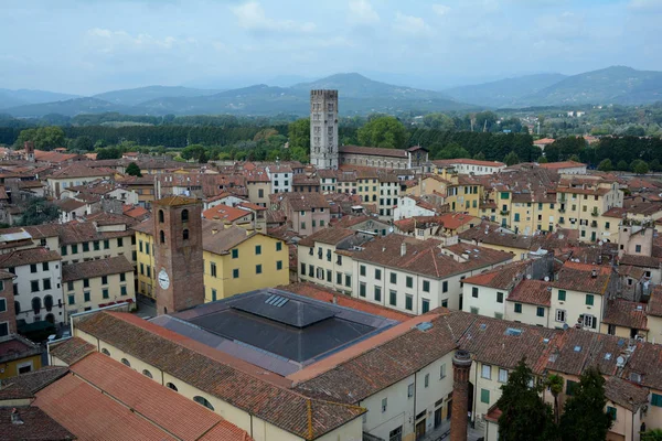 View over Lucca city in Italy. — Stock Photo, Image