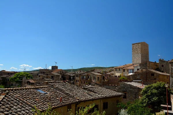 Vue de la ville de San Gimignano en Toscane, Italie . — Photo