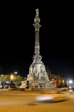 İspanya, Barcelona 'daki Placa del Portal de la Pau Anıtı 