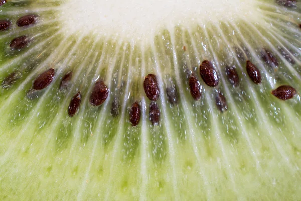 Fresh kiwi fruit flesh closeup. — Stock Photo, Image