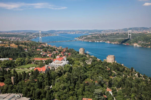 Vista Del Bósforo Estambul Turquía — Foto de Stock