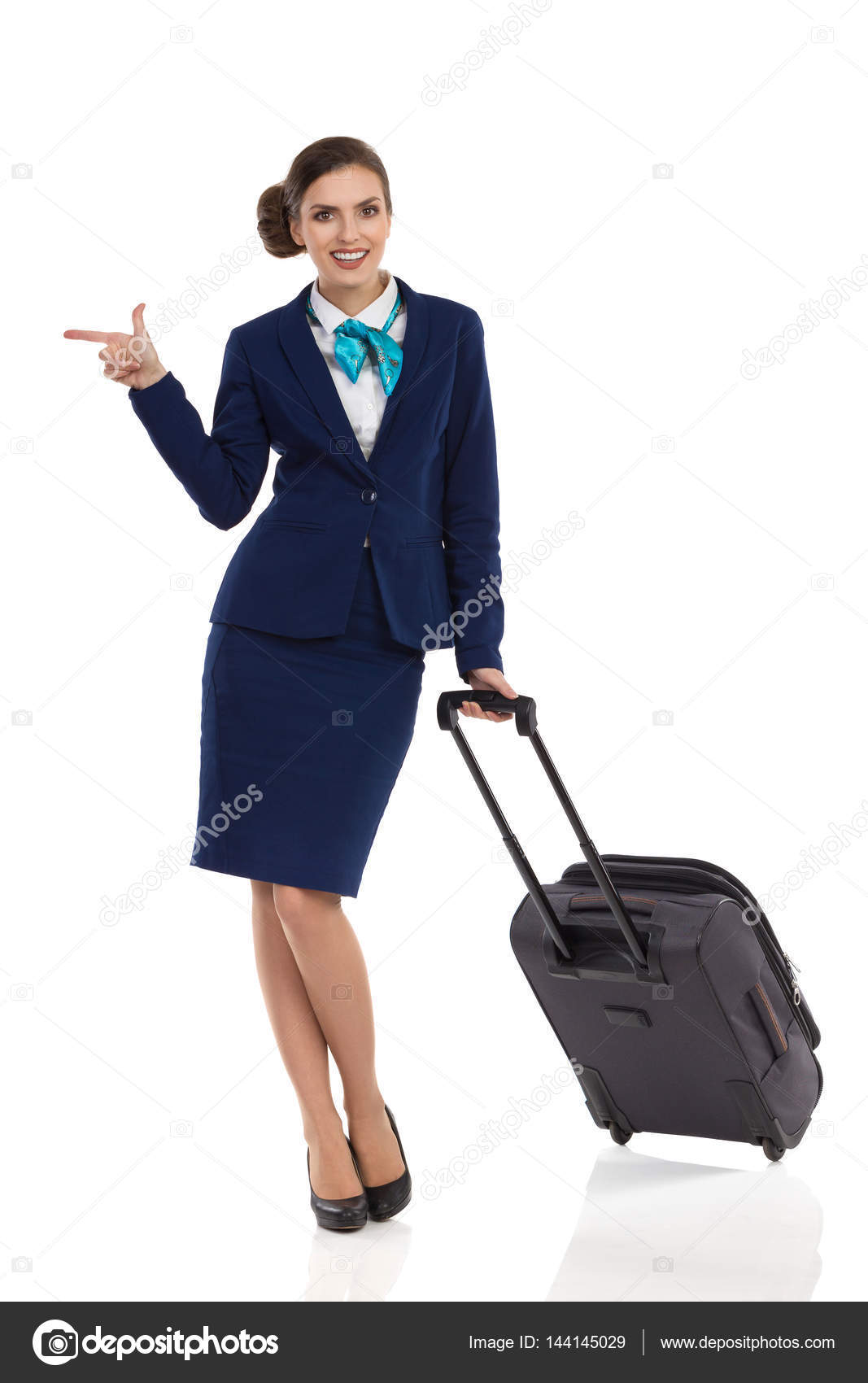stewardess luggage