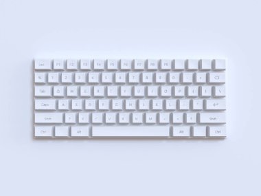 3d rendering wireless computer keyboard