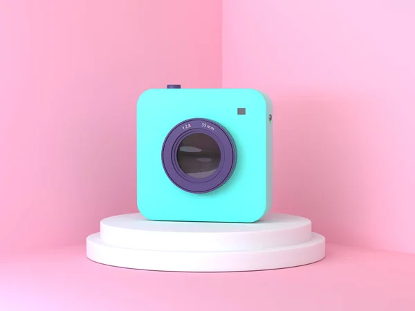 Digital Camera Rendering Technology Photography Concept — Stockfoto