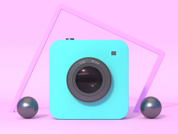 Digital Camera Rendering Technology Photography Concept — 스톡 사진