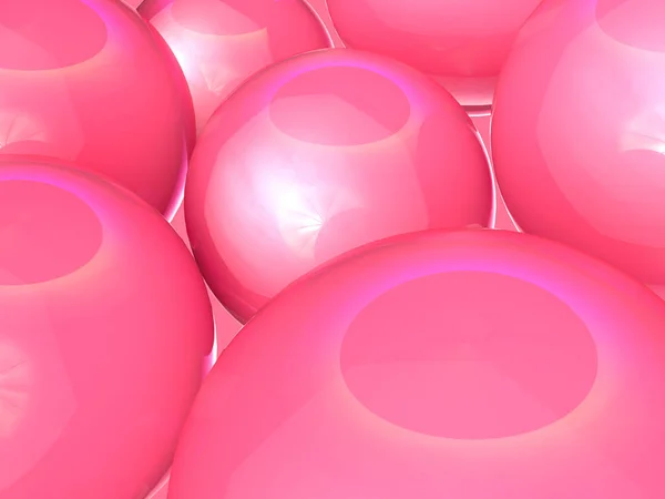 Крупный План Снимок Абстрактного Фона Розовый Блестящий Рендеринг — стоковое фото
