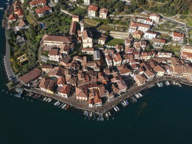 Monte Isola 'nın hava görüntüsü