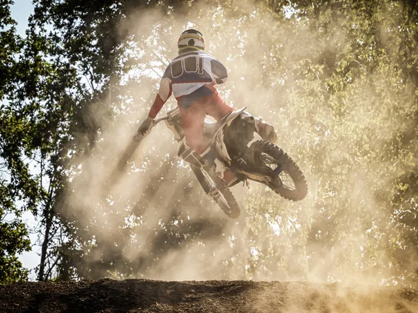 Motocross-Szene auf Spurensuche — Stockfoto