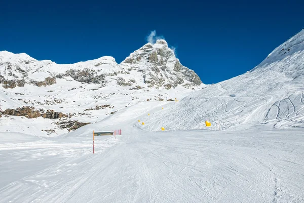 Paysage Montagne Cervin Dans Les Alpes Italiennes — Photo