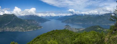 Nuvolone Dağı 'ndan Como Gölü manzarası