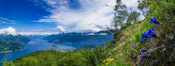 Krajina Jezera Como Nuvolone Mount — Stock fotografie