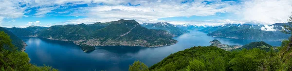 Krajobraz Jeziora Como Góry Nuvolone — Zdjęcie stockowe