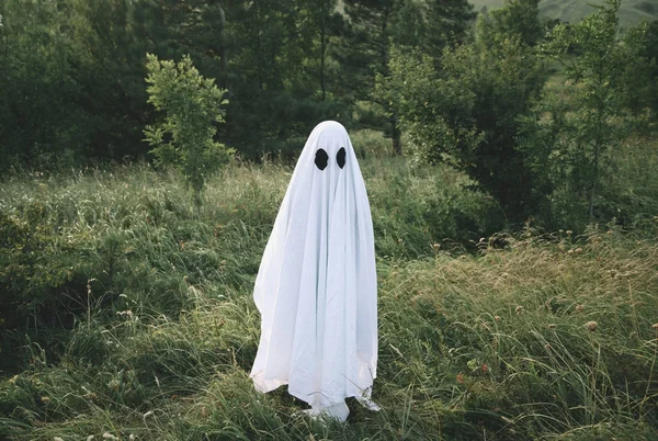 Small white ghost — Stock Photo, Image