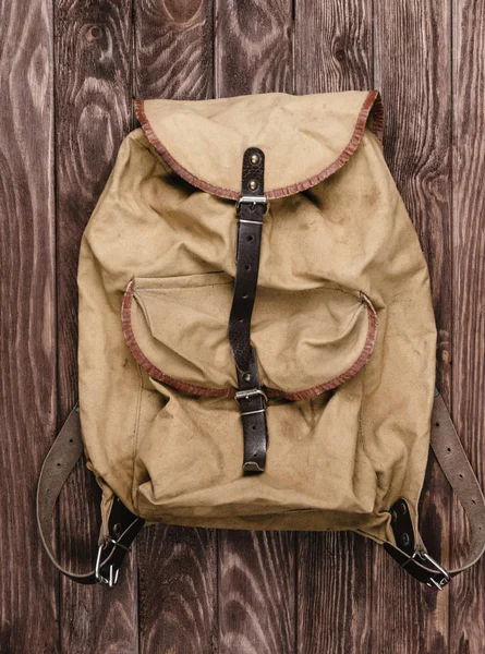 Old military backpack. — Stock Photo, Image