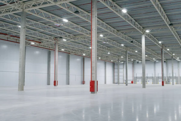 Large modern empty storehouse, nobody