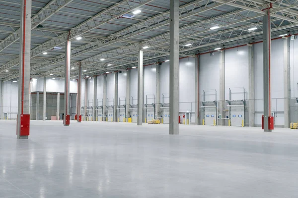 Large modern empty storehouse, nobody