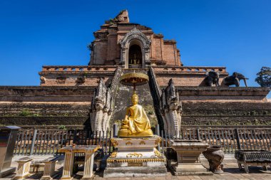 Wat Chedi Luang tarihi merkezinde bir Budist tapınağı ve 