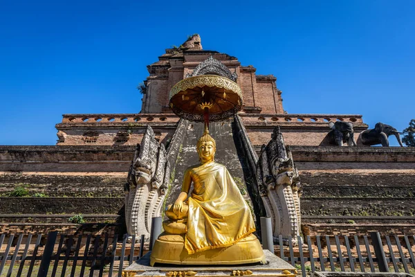 Wat Chedi Luang is a Buddhist temple in the historic centre and
