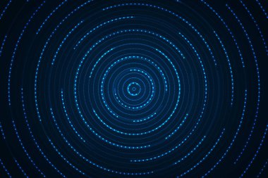 Geometri arka planının soyut mavi teknoloji çizgisi tasarımı. Reklam, poster, şablon tasarımı, reklam için kullan. Resim vektörü eps10