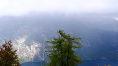 Bohinj Gölü ile Slovenya Alplerinin Hava Hızı / Zaman Süreleri, sonbahar çekimi