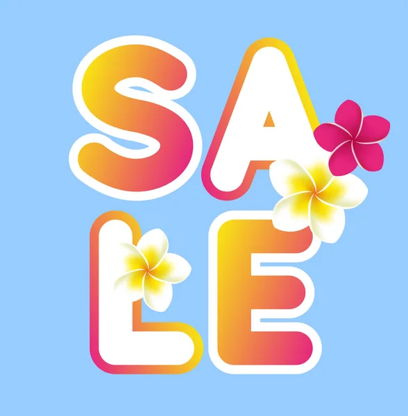 Summer sale banner — Stock Vector