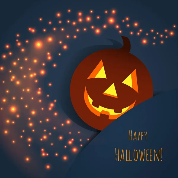 Gelukkige Halloween kaart — Stockvector