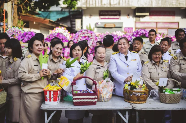 Chiang Mai Thailand October 2019 State Enterprise Employees Saraphi District — Stock Photo, Image