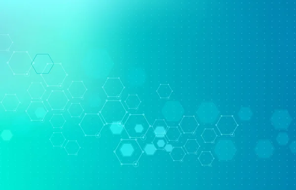 Geometrik sembol arkaplanı mavi tonda (tıbbi))