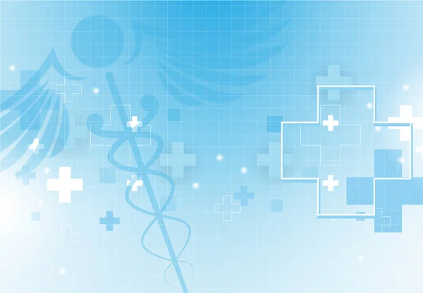 Geometrik sembol arkaplanı mavi tonda (tıbbi))