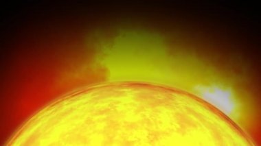 Animasyon güneş sistemi, NASA tarafından dekore edilen bu görsel elementte üç boyutlu gezegenler ve galaksiler evreni.