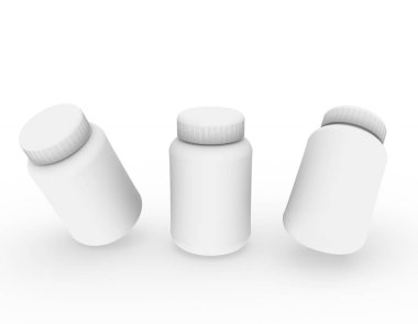 şablon boş plastik kase modelleme beyaz arkaplan, 3D görüntüleme