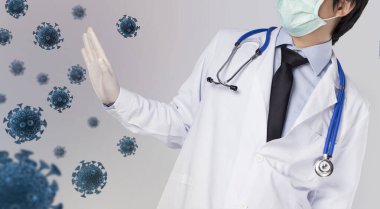 Doktor virüsü engelliyormuş gibi yapıyor.