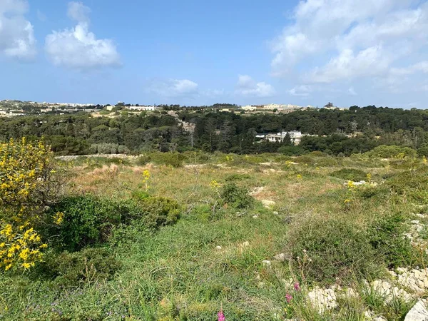 Paisajes rurales de las tierras de Verdala en la parte sur de Malta — Foto de Stock