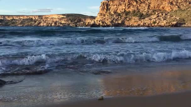 Malta seascapes. Lovely landscapes of the island of Malta. — Stock Video