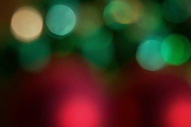Soyut noel Bokeh ışıkları arka plan