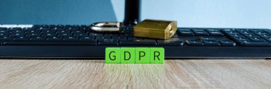 Genel Veri Koruma Düzenlemesi (GDPR), bilgisayar klavyesindeki bozuk asma kilit, Veri Koruma Konsepti