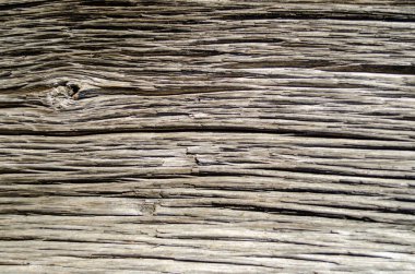 Bir ahır evinden yüzyıllık yatay ahşap doku.